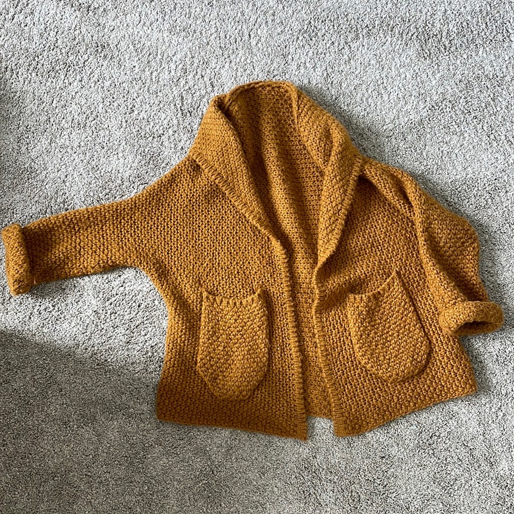 Chunky knit cardigan